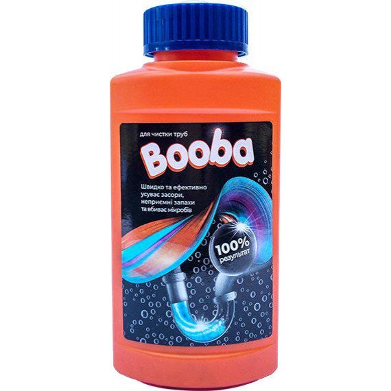 Booba Средство для чистки и повышения проходимости канализационных труб  250 г (4820203060986) - зображення 1