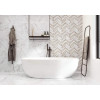 Golden Tile Плитка Golden Tile Marmo Bianco Chevron белый G70151 30х60 - зображення 2