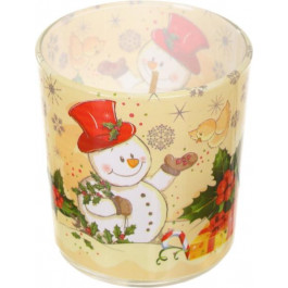 Admit Свічка у склянці  ароматична Snowman 1341 (5908260639334)