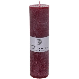   Luna Свічка Рустик циліндр Red Wine C5520-504