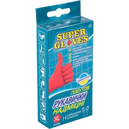 Super Gloves Рукавички  з покриттям латекс XL (10) (4823060807244)