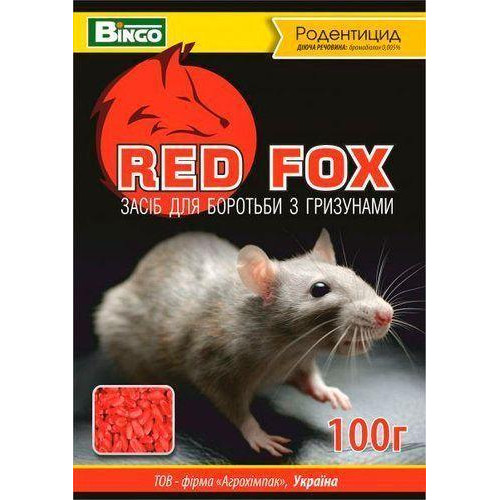 Bingo Зернова принада Red Fox 100гр (4820072976449) - зображення 1