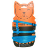 Collar Шлея для котів з повідцем Dog Extremе, нейлон 20-30х25-40х1/110 см, червоний (42853) (42852) - зображення 1
