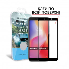   MakeFuture Защитное стекло Full Cover Glue для Xiaomi Redmi 6 Black (MGFCFG-XR6B)