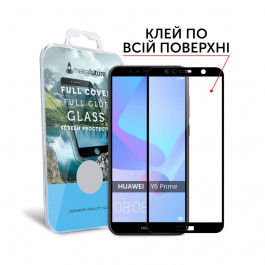   MakeFuture Защитное стекло Full Cover Glue для Huawei Y6 Prime 2018 Black (MGFCFG-HUY618PB)