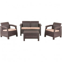 Curver Комплект мебели Corfu коричневый (204290)