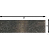 Paradyz Клінкерна плитка Fondi brown elewacja 24,5x6,6 - зображення 4