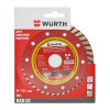 Wurth Turbo Red Line 125x2,2x22,2 бетон, кирпич, тротуарная плитка 1668740125 - зображення 2