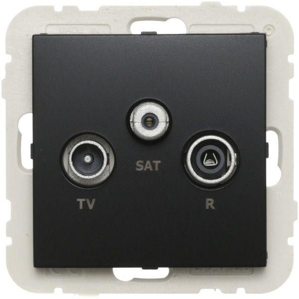 EFAPEL Механизм розетки мультимедийной LOGUS 90, R-TV-SAT, 1x RJ45 Cat.6 UTP (21543) - зображення 1