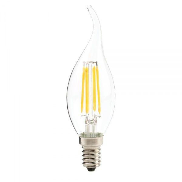 Lightmaster LED FIL Deco CF37 6,5 Вт E14 4000 К 220 В прозрачная LB-659 - зображення 1