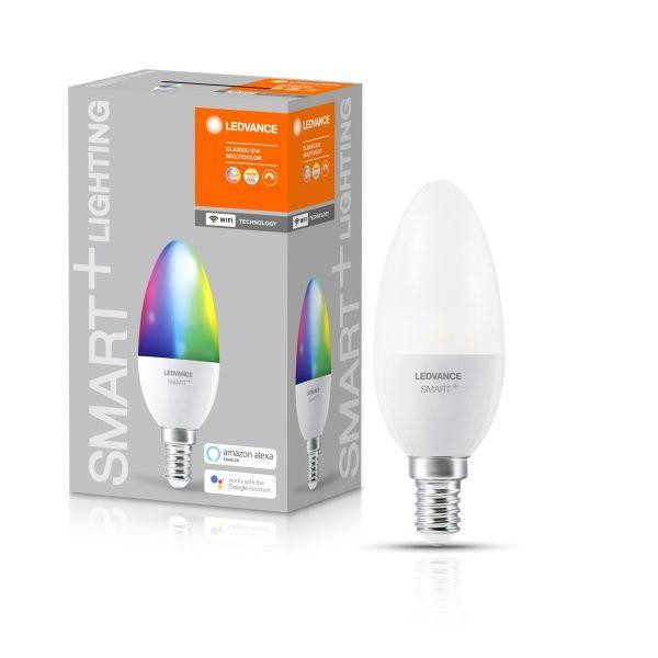 LEDVANCE SMART+ WiFi Candle 5W B39 E14 220V 2700-6500K (4058075485570) - зображення 1