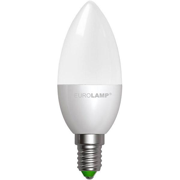 EUROLAMP LED 3 шт/уп. 8W C37 E14 220V 4000K (4260484995360) - зображення 1