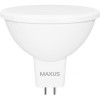 MAXUS LED MR16 7W 3000K 220V GU5.3 (1-LED-723) - зображення 1