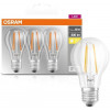 Osram LED FIL 3 шт./уп. A60 7 Вт E27 3000 К 220 В прозрачная (4058075819290) - зображення 1