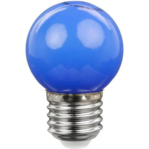 Lightmaster LED LB-548 G45 1W E27 220-240V синий DL6034 - зображення 1
