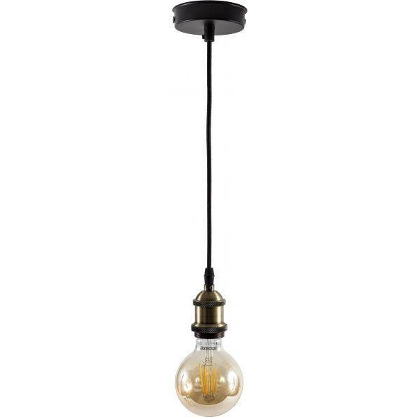 Светкомплект Светильник подвесной  Loft 011 1x40 Вт E27 бронза - зображення 1
