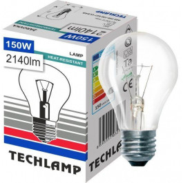 Techlamp Лампа накаливания A60 150 Вт E27 230 В прозрачная (8595557032137)