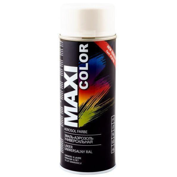 MAXI color RAL 9010 белый глянец 400 мл (MX9010) - зображення 1