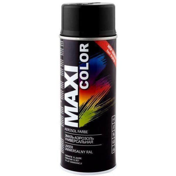 MAXI color RAL 9005 черный глянец 400 мл (MX9005) - зображення 1