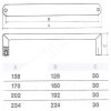 MVM Мебельная ручка  SS-1022-192 SS Нержавеющая сталь - зображення 2