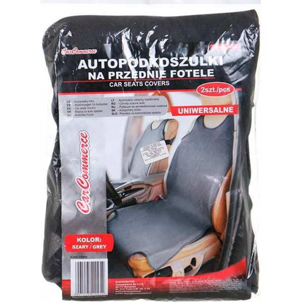 CarCommerce Чохол на сидіння майка к-т 2 шт 116x61 см 42095 сірий - зображення 1