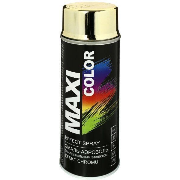 MAXI color Эмаль Maxi Color аэрозольная эффект золота глянец 400 мл - зображення 1