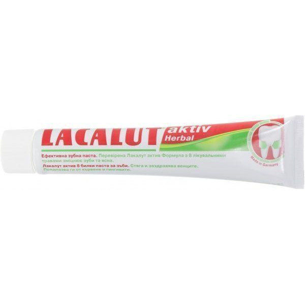 Lacalut Зубная паста Lacalut aktiv Гербал 75 мл (4016369692165) - зображення 1