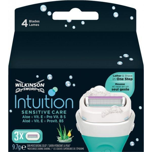 Wilkinson Sword Сменный картридж  Intuition Sensitive 3 шт. (4027800007103) - зображення 1