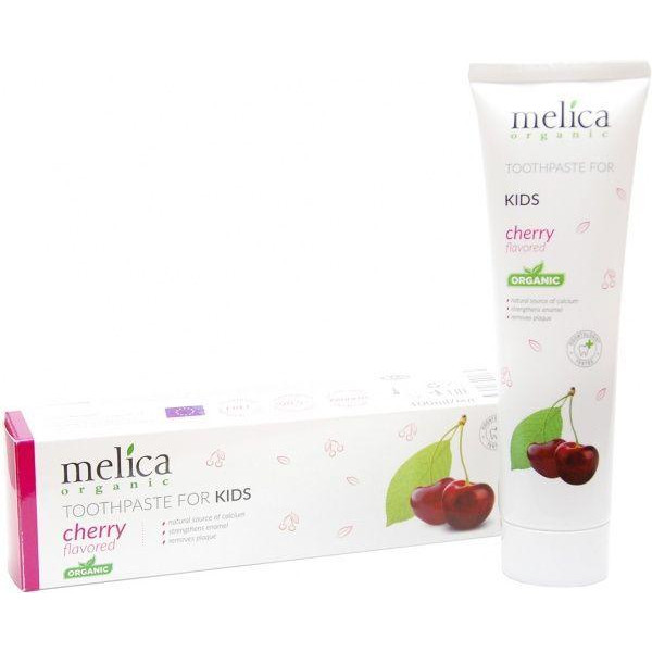Melica organic Зубная паста  детская со вкусом вишни, 100 мл - зображення 1