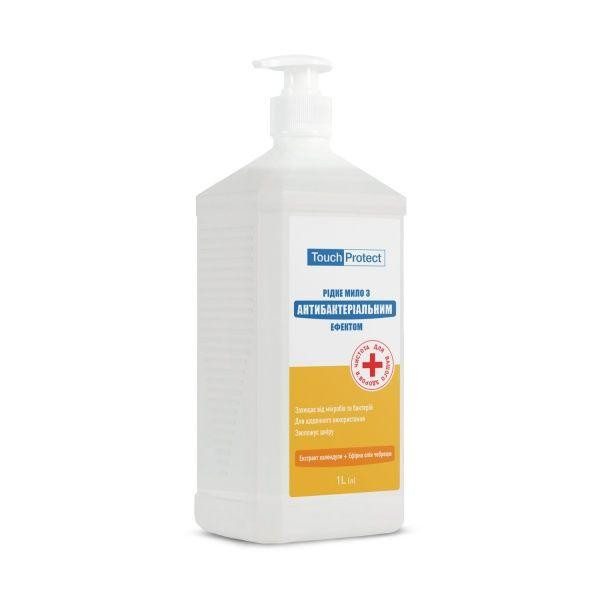Touch Protect Жидкое мыло  Календула-Чабрец с антибактериальным эффектом 1 л (4823109402058) - зображення 1
