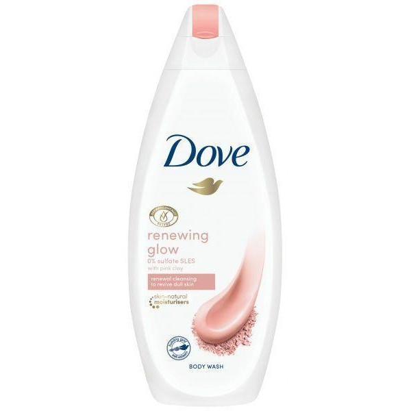 Dove Крем-гель для душа  Восстановление с розовой глиной 250 мл (8717163684863) - зображення 1