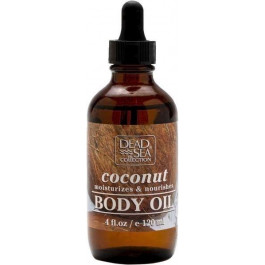 Dead Sea Collection Масло для тіла  Nourishing Coconut Body Oil з мінералами Мертвого моря та олією кокоса, 120 мл