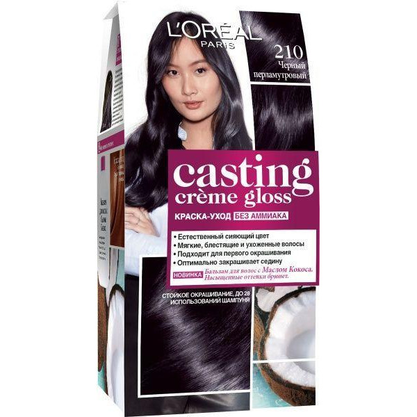 L'Oreal Paris Фарба для волосся&apos;OREAL PARIS Casting Creme Gloss 210 - зображення 1