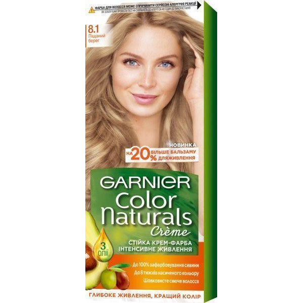 Garnier Краска   №8.1 песчаный берег 110 мл (C1095202/C2265309) - зображення 1