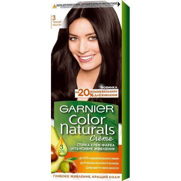 Garnier Краска   №3 темный каштан 110 мл (C1094202/1714300) - зображення 1