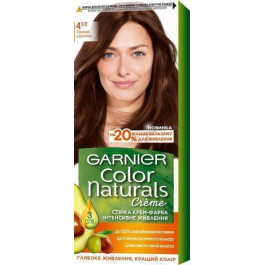 Garnier Краска для волос  Color Naturals Creme с 3-мя маслами №4 1/2 Темный шоколад (3600540999153)