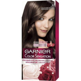 Garnier Краска для волос  Color sensation №4.0 каштановый перламутр 1шт (3600541135802)