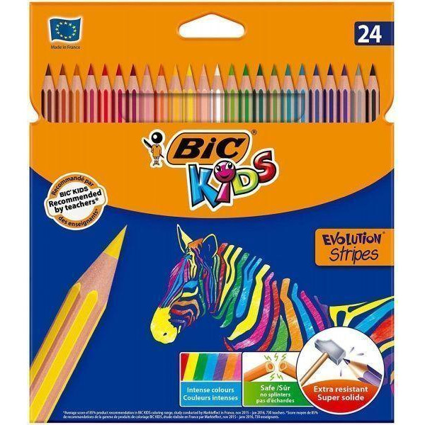 BIC Набор карандашей Kids Tropicolors 2, 24 цвета (832568) - зображення 1