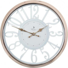 Luna Часы настенные Скелетон Версаль 30,5 см розовое золото (3122-2A)