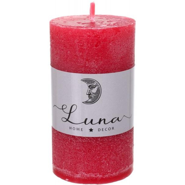 Luna Свічка Рустик червоний циліндр Cardinal C5510-200 - зображення 1
