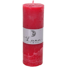 Luna Свічка Рустик червоний циліндр Cardinal C5516-200