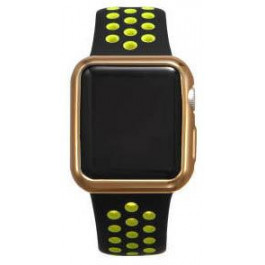 COTEetCI Силиконовый чехол для Apple Watch 42mm (Серия 2/3)  TPU Gold Case (CS7041-CE)
