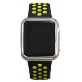 COTEetCI Силиконовый чехол для Apple Watch 42mm (Серия 2/3)  TPU Silver Case (CS7041-TS)