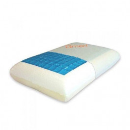 Qmed Подушка для сна Qmed Comfort Gel Pillow KM-27 белый  60х40х13 см