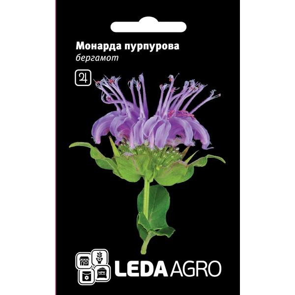 LedaAgro Семена  монарда пурпурная бергамот 0,3 г (4820119790069) - зображення 1