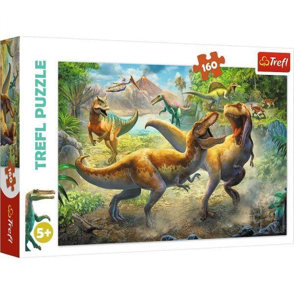 Trefl Пазл Боевые тиранозавры, 160 эл. (15360) - зображення 1