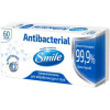 Smile Влажные салфетки  Antibacterial с Д-пантенолом, 60шт 42112700 - зображення 1