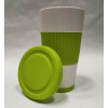 Banquet Чашка з кришкою 400 мл біло-зелена IO-400MUG (8596352014595) - зображення 2