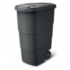 Wheeler Бак для мусора с крышкой  90 л серый NBWB90 (5905197378343) - зображення 1
