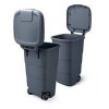 Wheeler Бак для мусора с крышкой  90 л серый NBWB90 (5905197378343) - зображення 3